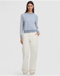 GUESS - GUESS JEANS Crew Neck Regular Logo Sweater