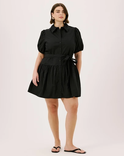 Atmos&Here Curvy - Vivienne Mini Shirt Dress