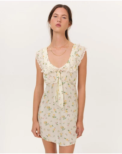For Love & Lemons - Liam Floral Mini Dress