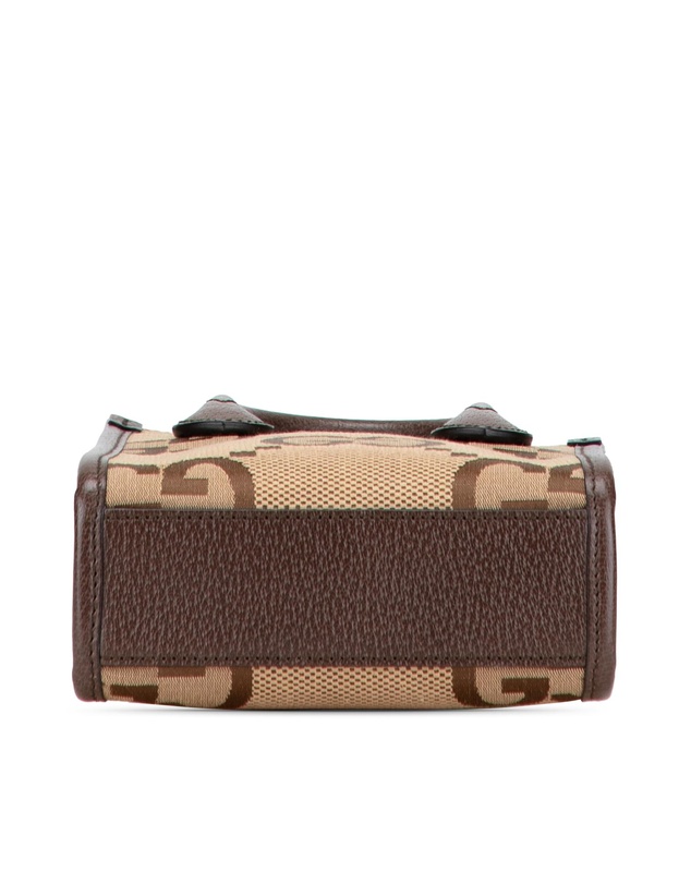 Pre-Loved by Azura Reborn - Pre-Loved Mini Jumbo GG Canvas Web Satchel