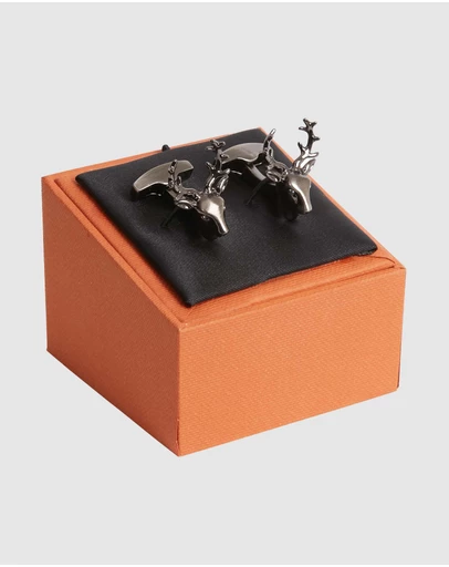 Simon Carter - Stag Head Cufflink