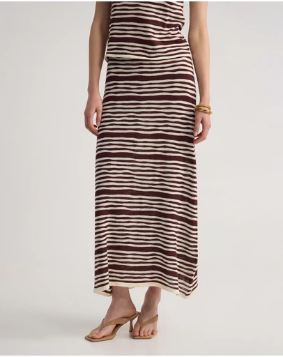 Oxford - Blaze Striped Skirt