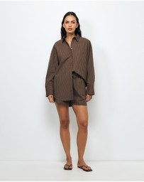 AERE - Stripe Cotton Shirt