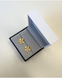 Pastiche - Florence Flower Stud gold plated earrings