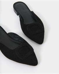 Forcast - Elizabella Leather Mules