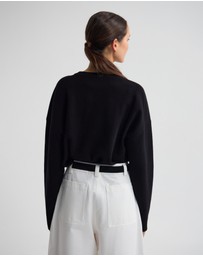 Oxford - Lexie Cotton Crew Neck Knit
