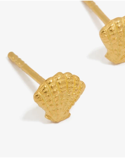 Lovisa - Gold Plated Sterling Silver Shell Earrings