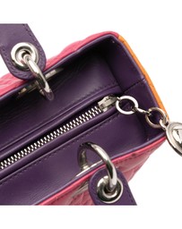 Pre-Loved by Azura Reborn - Pre-Loved Medium Tricolor Lambskin Cannage Lady Dior