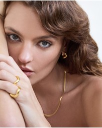 SAINT VALENTINE - Wabi Sabi Mini Hoops - Gold
