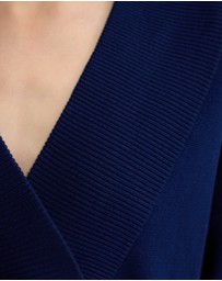 Oxford - Pia Cotton V-Neck Knit