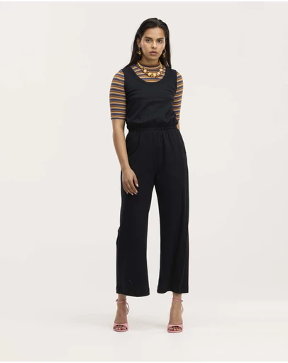 Obus - Organic Wide Leg Traveller Jumpsuit