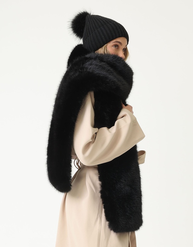 Morgan & Taylor - Peri Chunky Faux Fur Scarf