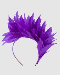 Max Alexander - Modern Purple Racing Fascinator