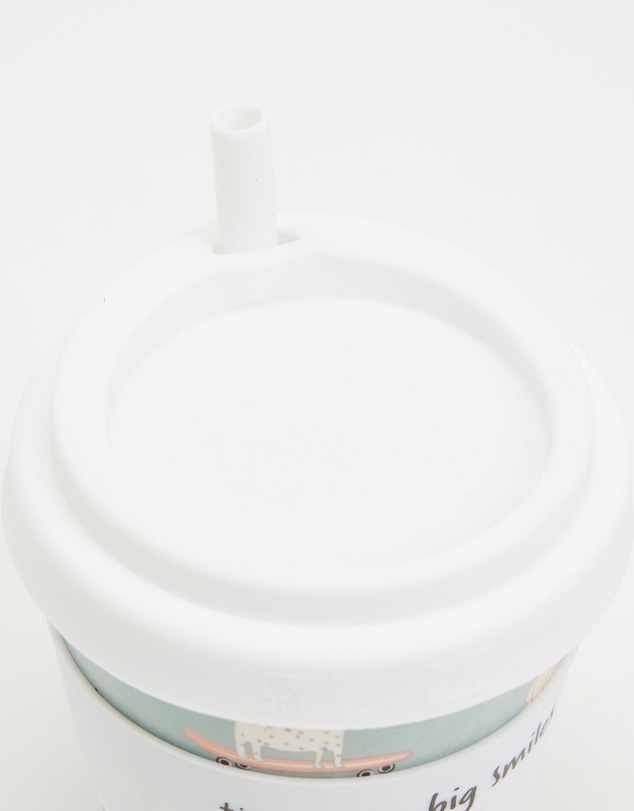 itti bitti - 240ml Reusable Baby Cino Cup With 1 Straw - Doug's Playmates