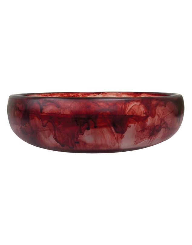 Urban Attitude - Urban Attitude GAB Extra Large Bowl 59.5 Wide by 12.5 Height - Berry Red