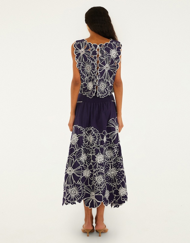Farm Rio - Flowers Richelieu Skirt