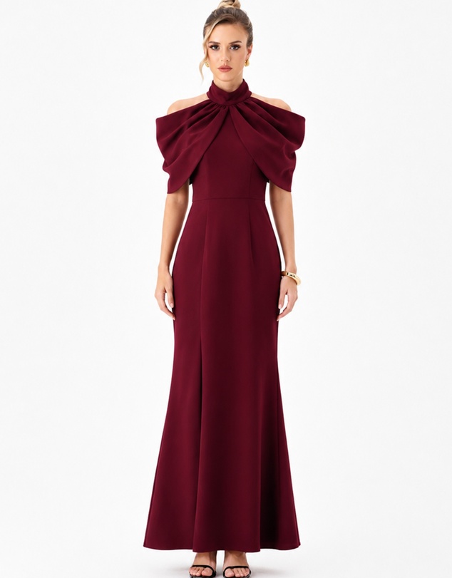 Bariano - Rosay Overlay Fishtail Maxi
