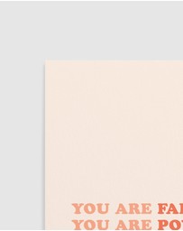 Olive et Oriel - You Are Fabulous Art Print