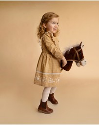 Bebe by Minihaha - Winnie Emb. Gingham Dress