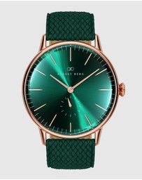 August Berg - Serenity 40mm Green Watch