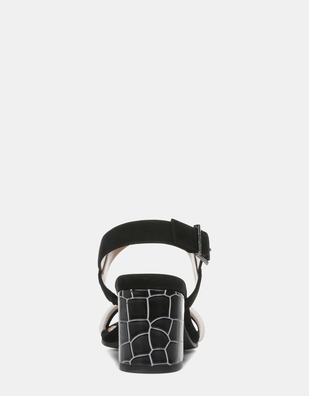 Vionic - Paula Block Heel - Black/White