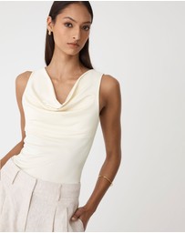 Forcast - Sabrina Cowl Neck Top