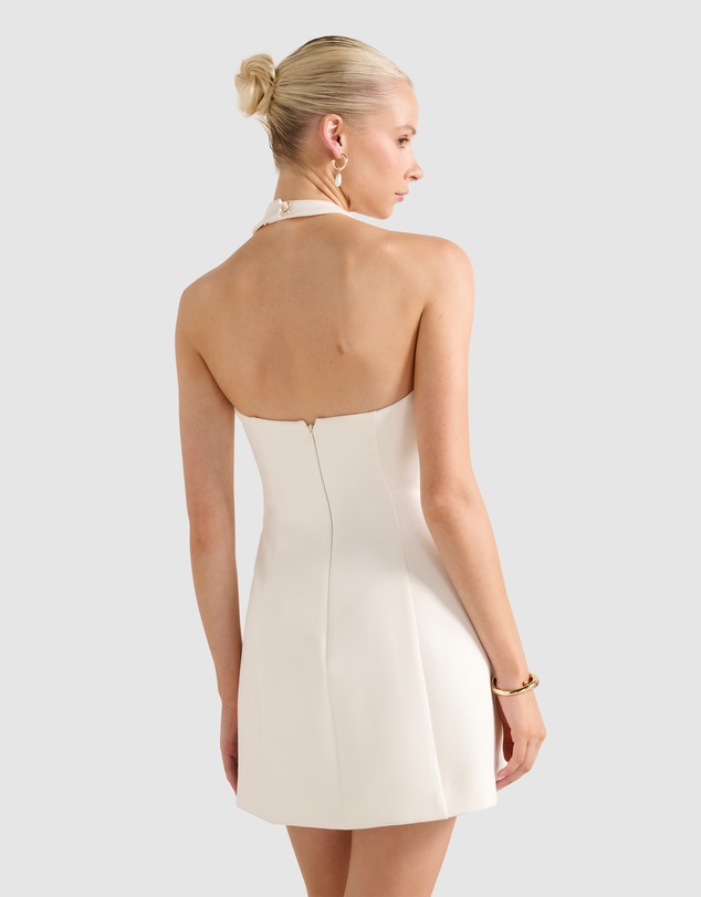 Forever New - Anika Flower Halter Neck Mini Dress