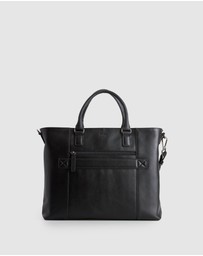 Evity - Dominic Leather Weave Tote Bag