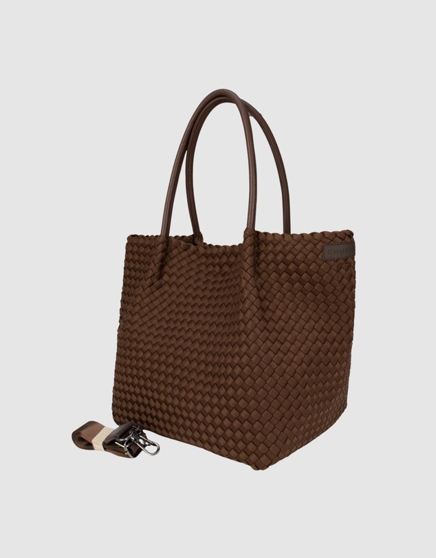 Chuchka - Woven Neoprene Winona Tote Choc