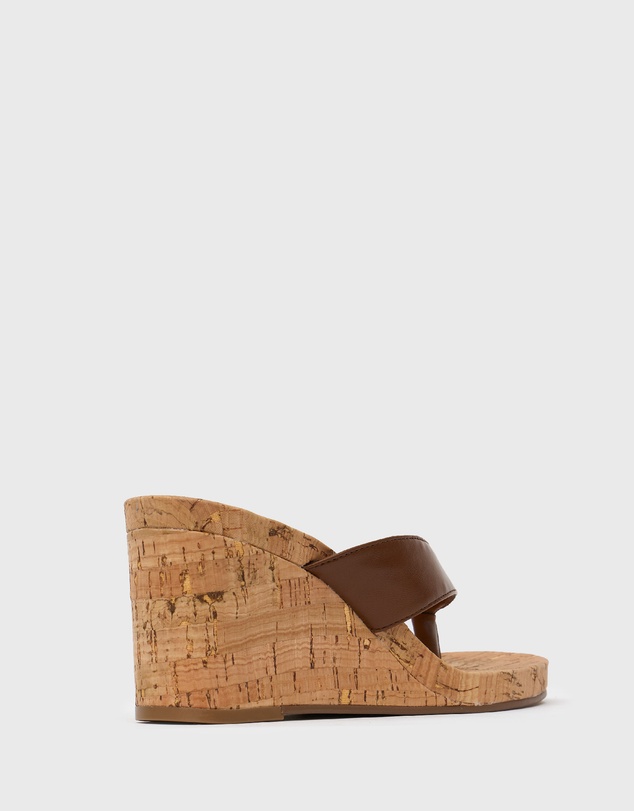 Betts - Sable 2 Thong Wedge Sandals