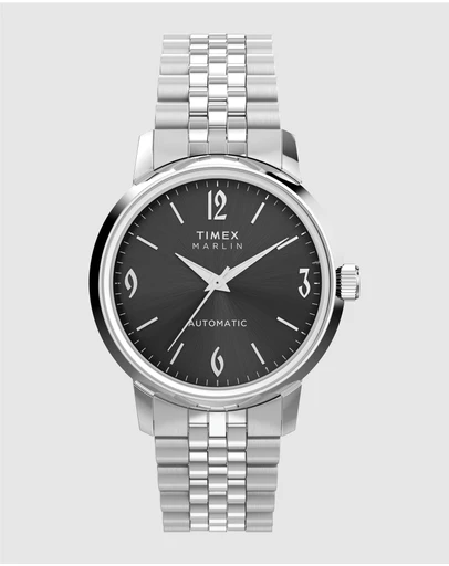 TIMEX - Marlin® Automatic 40mm Stainless Steel Bracelet Watch