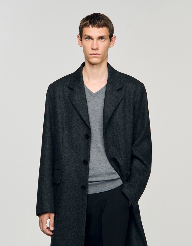 Sandro - New Heather Apollo Overcoat