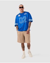 Zanerobe - Heritage Mesh Flow Tee Cobalt Blue