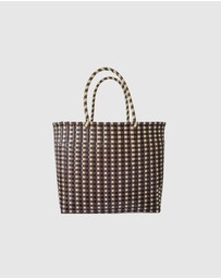 Mimmi Terra - Woven Eco Tote Tiramisu