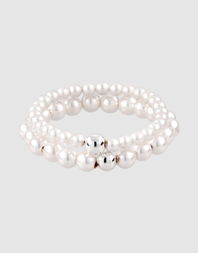 Elli Jewelry - Ring Set Pearl Jewelry Set 925 Sterling Silver