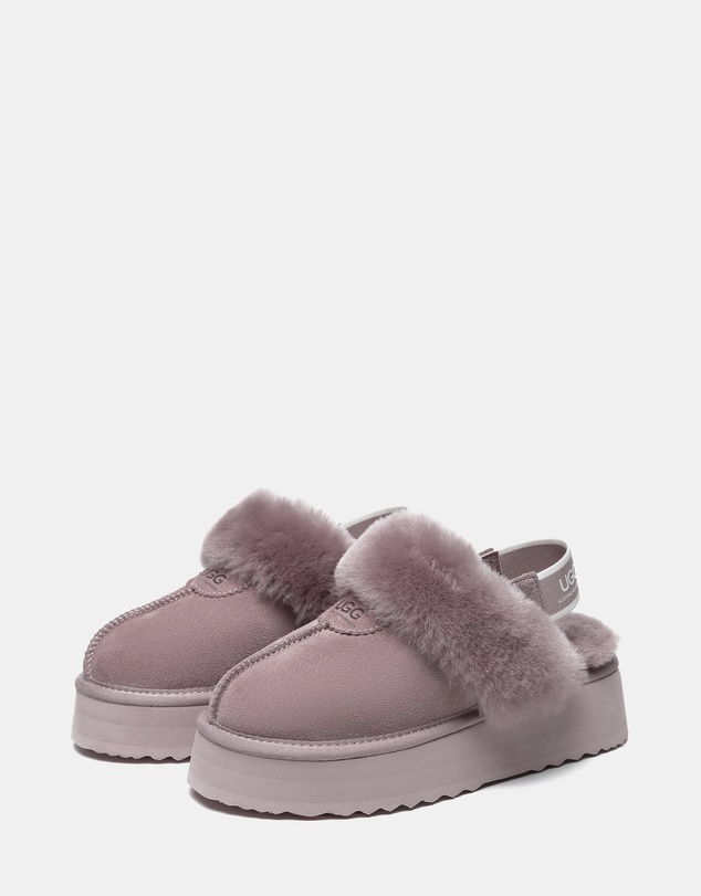 EVERAU - Australian Shepherd Ugg Waffle Platform Cow Suede Upper House Shoes