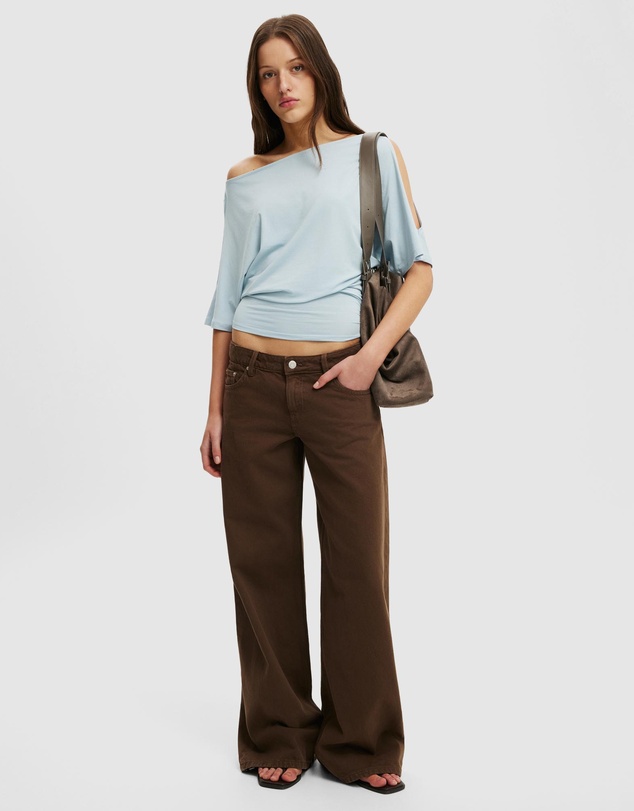 Cotton On - Sonny Cold Shoulder Short Sleeve Top