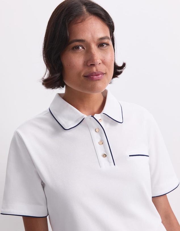 Sportscraft - Tara Tipped Pique Polo