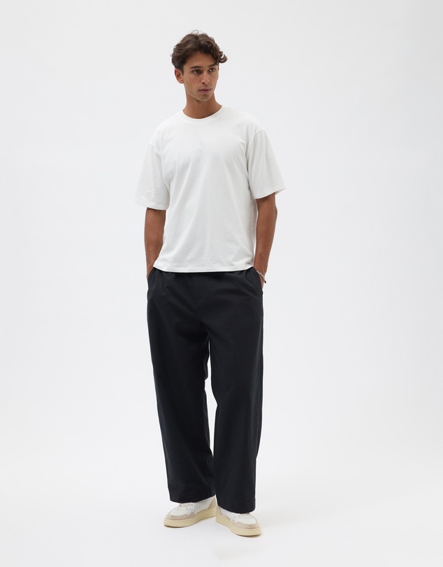 AERE - Organic Cotton Barrel Leg Pants