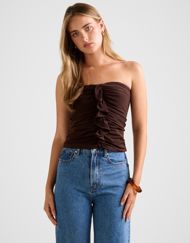 Forever New - Emira Ruffle Bandeau Top