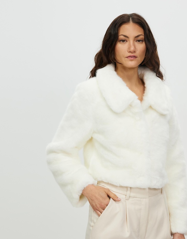 Unreal Fur - Tirage Cropped Jacket