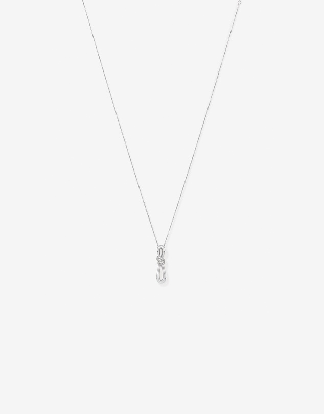 Michael Hill - 0.15 Carat TW Diamond Knots Pendant in Sterling Silver
