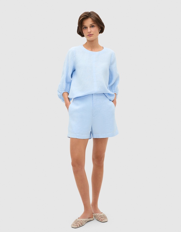 Seed Heritage - Core Linen High Rise Short