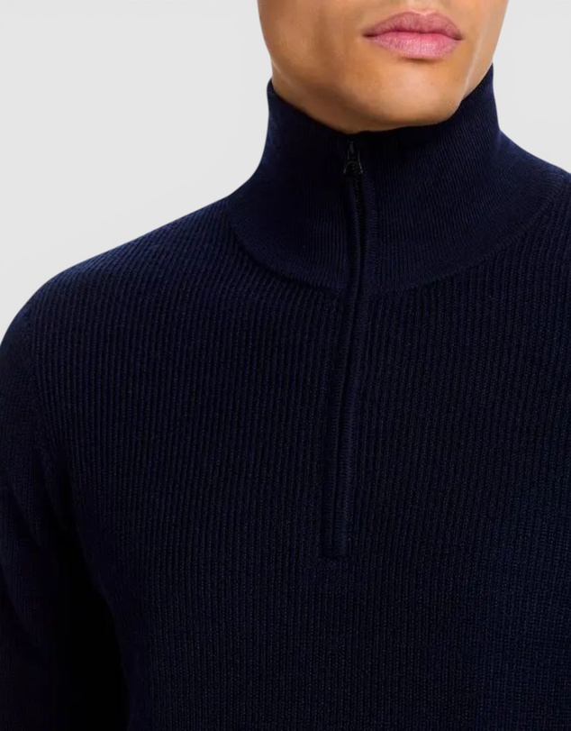 rag & bone - Joel Merino Half Zip Sweater