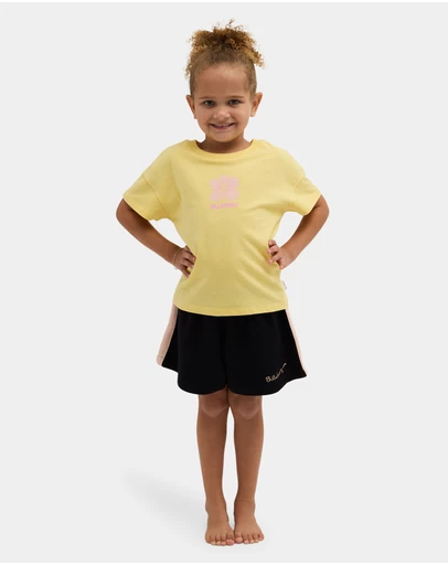 Billabong Kids - Toddlers 5 Aloha Club Olly Elastic Waist Shorts