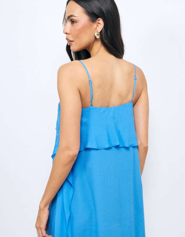 AERE - Solea Drape Back Maxi Dress