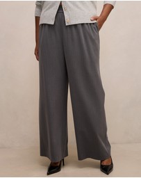 Forever New Curve - Liliana Curve Elastic Pinstripe Pants