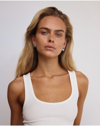 CENDRE - Odilla Huggie Earrings