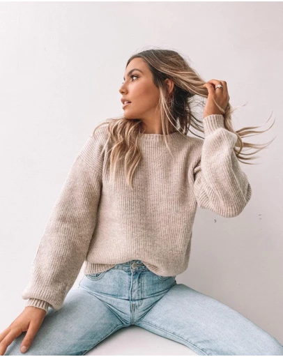 Esther & Co - Harvie Knit - Cappuccino