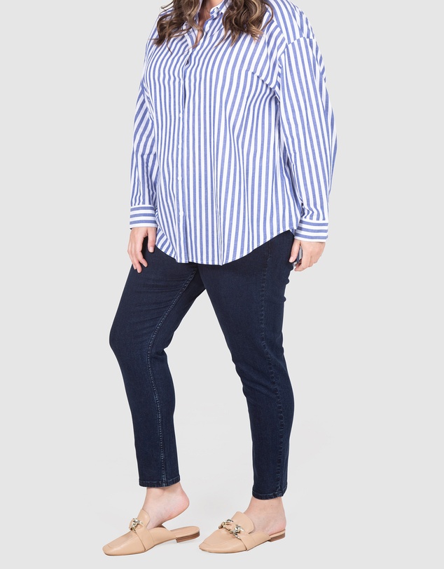 Love Your Wardrobe - Cara Overdyed Stretch Jeans